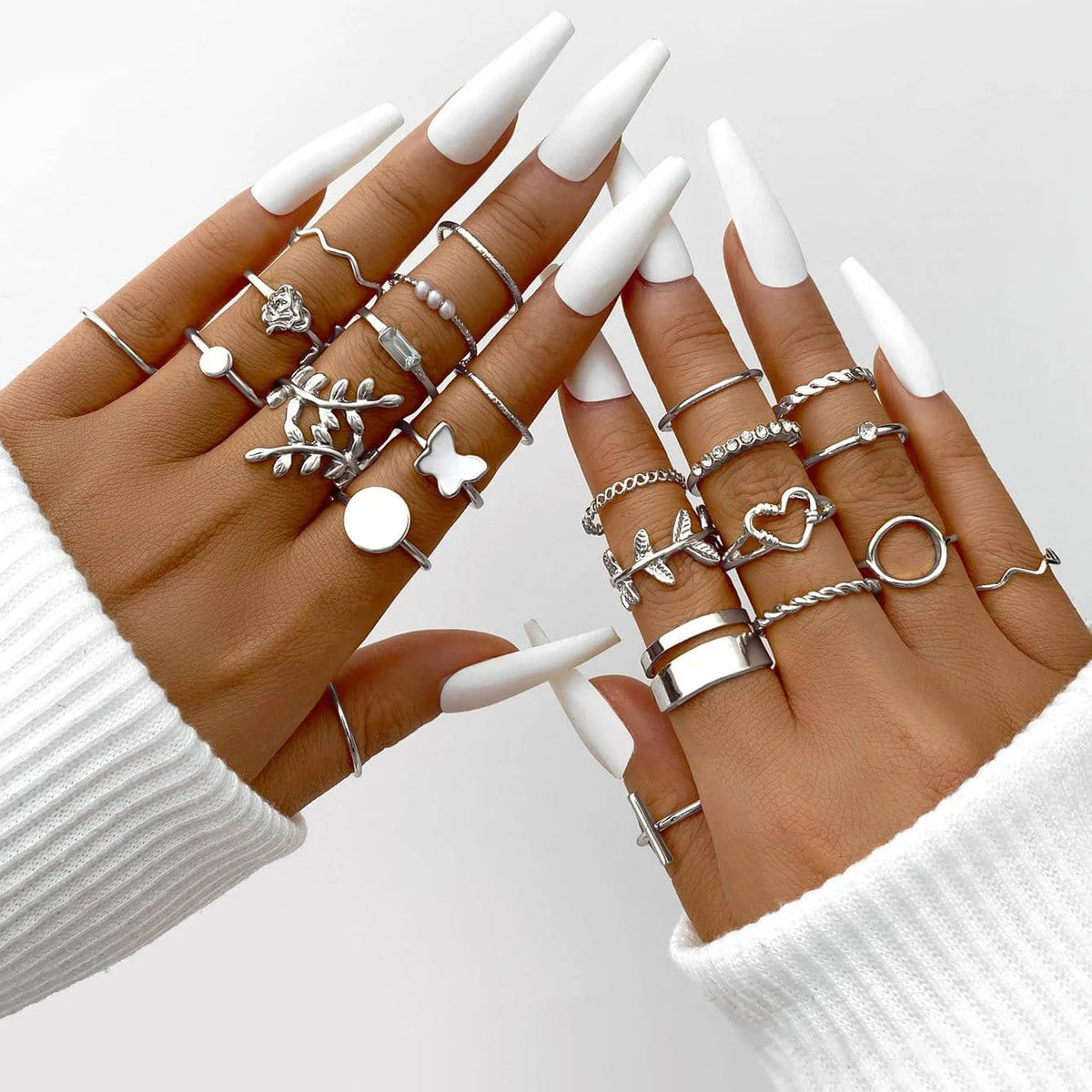 Vintage Rings Set – 58 Pcs