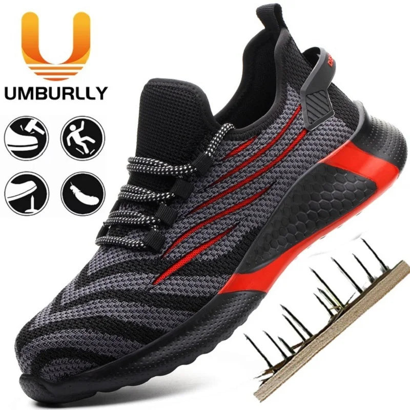 Men's Lightweight Safety Work Shoes
