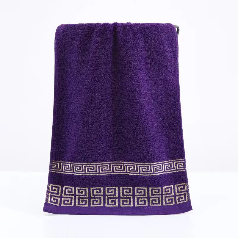 Embroidered Cotton Face Towel