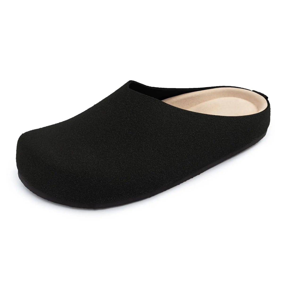 Women's Suede Buckle Clogs