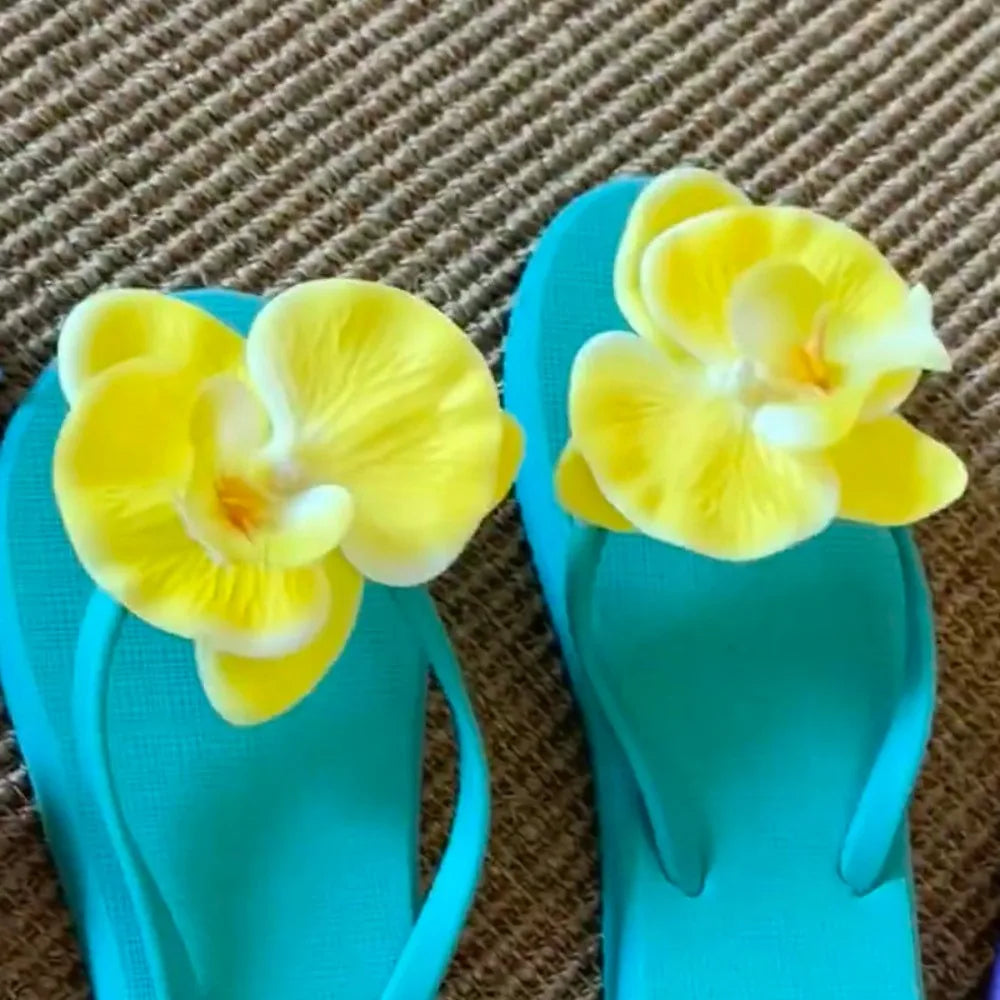Butterfly Flower Shoe Buckle Clips