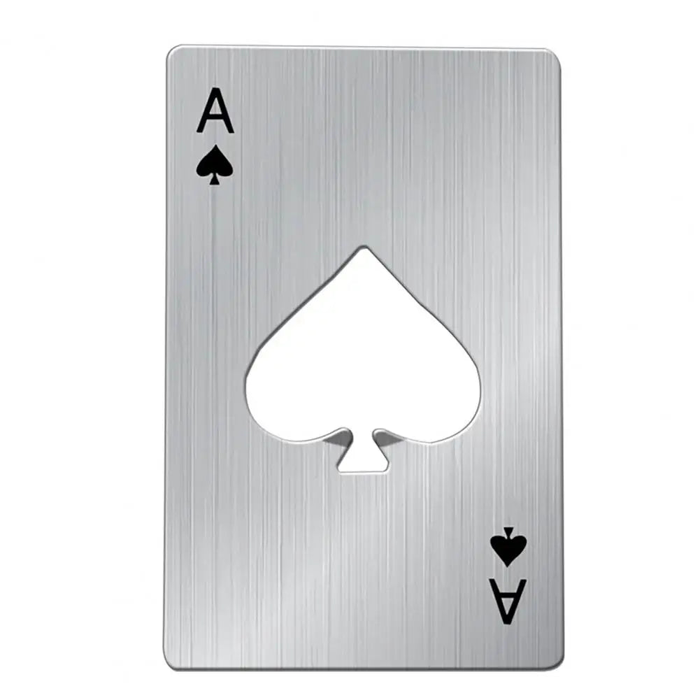 Ace of Spades Card Bottle Opener