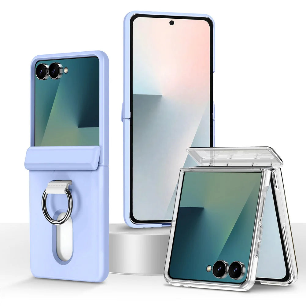 💳 Metal Ring Card Holder Case
