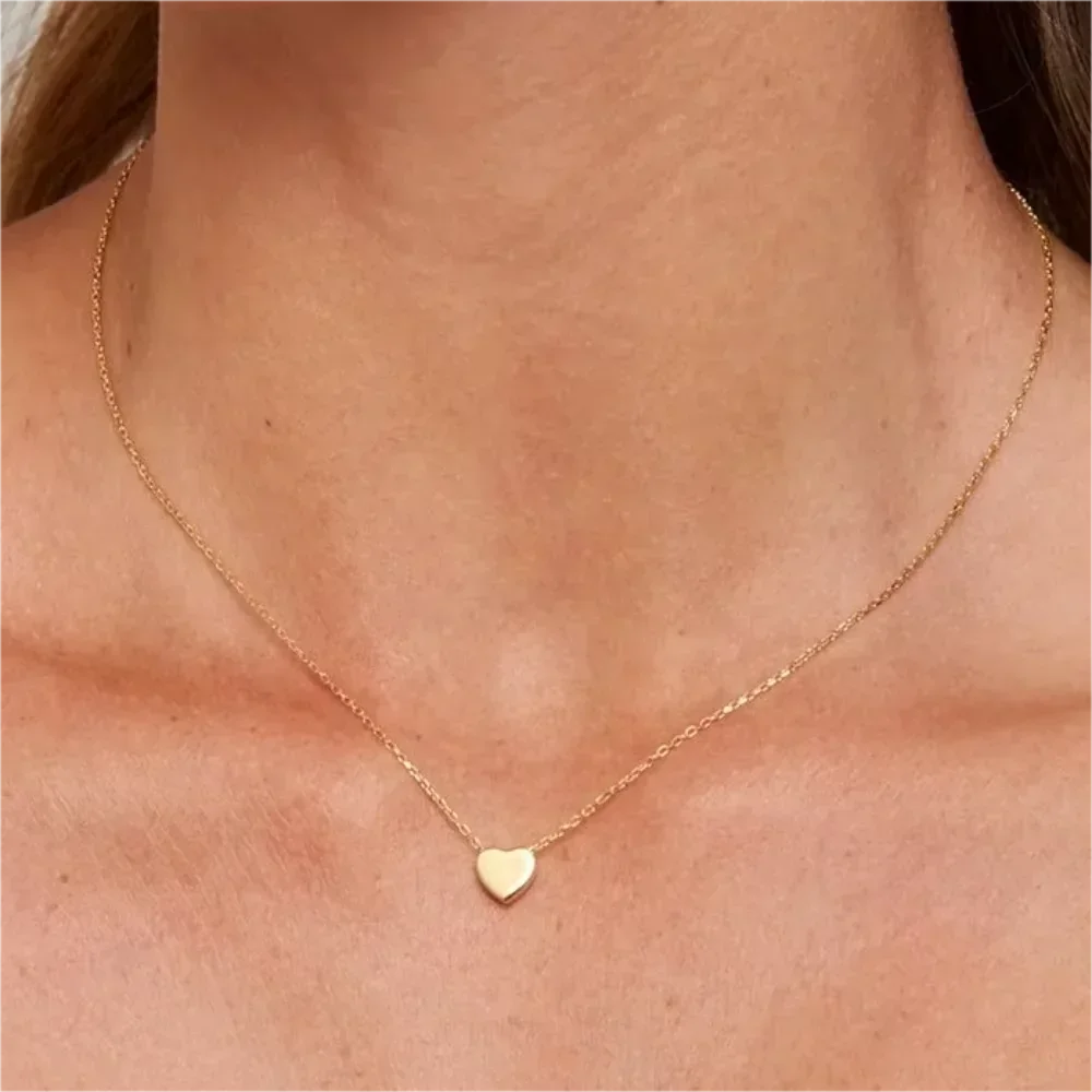 ❤️ Heart Zircon Charm Necklace