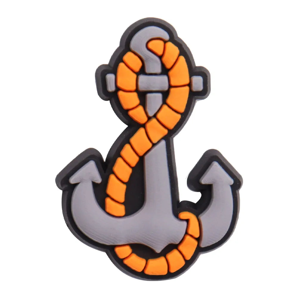 Pirate Skull Shoe Charms