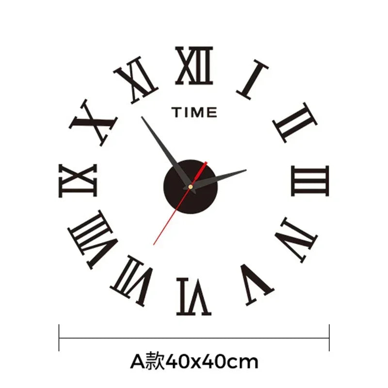 3D DIY Silent Wall Clock