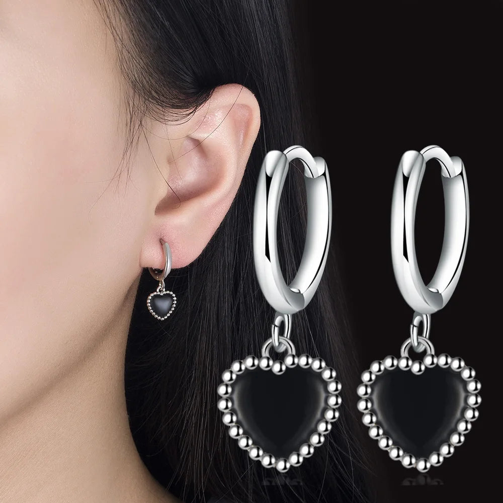 925 Silver Vintage Pearl Ring Earrings