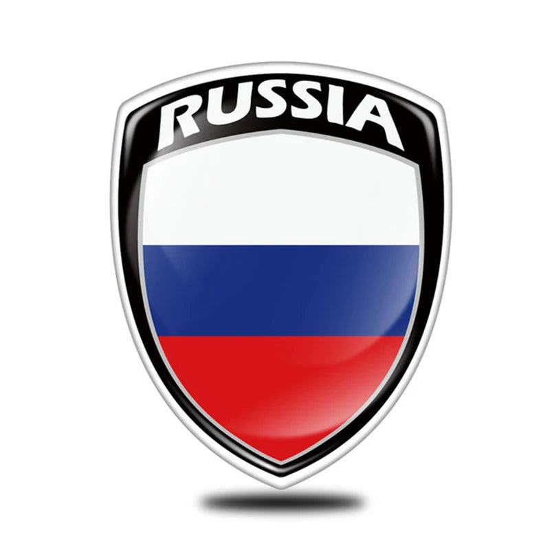 🏳️ 3D Reflective Flag Car Sticker