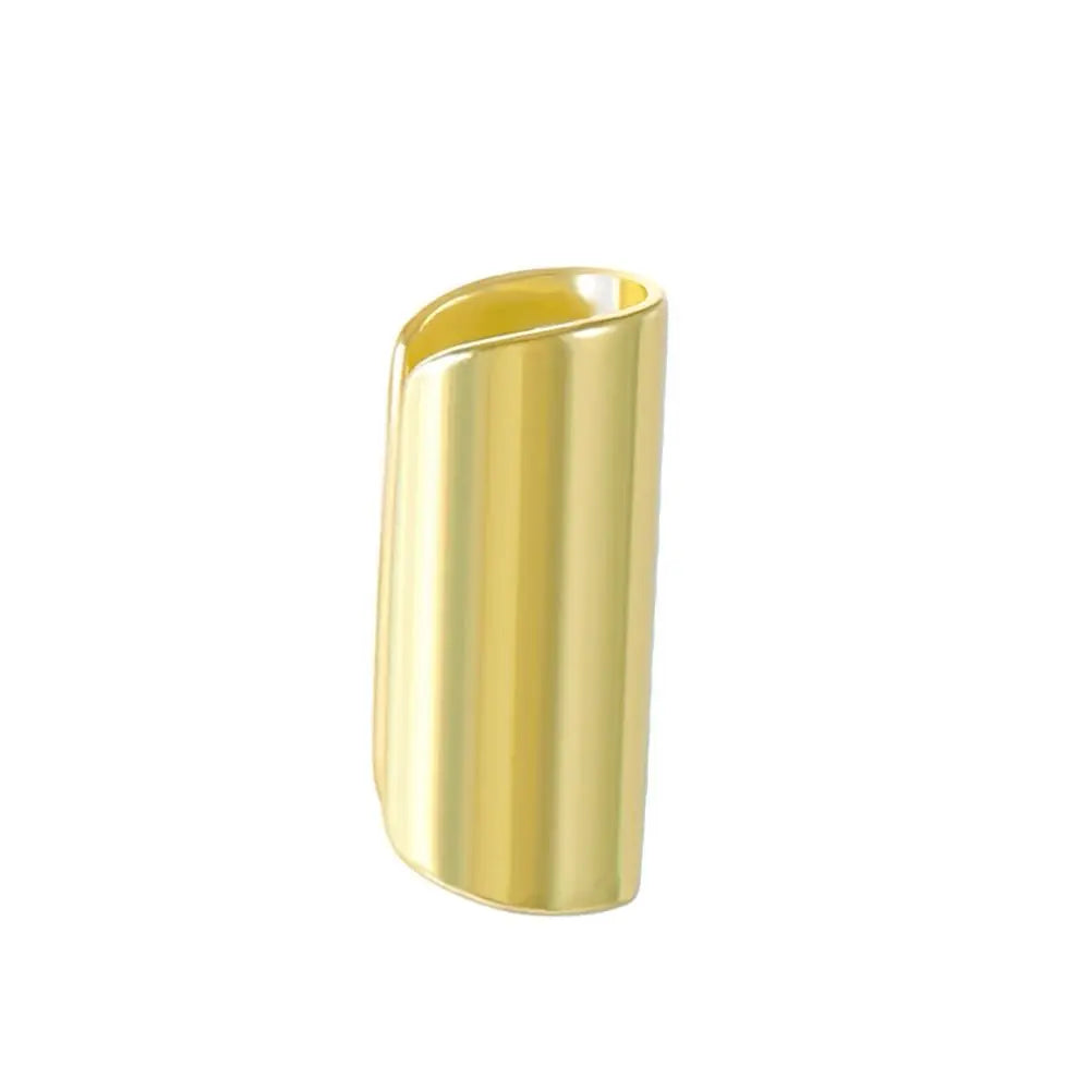 Long Tube Clip-On Ear Cuff