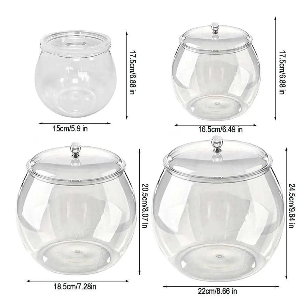 Sealed Plastic Storage Jars