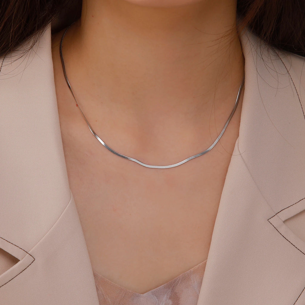🐍 Stainless Steel Snake Chain Necklace