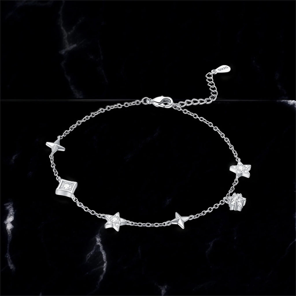 Gold-Tone Pearl Shell Anklet