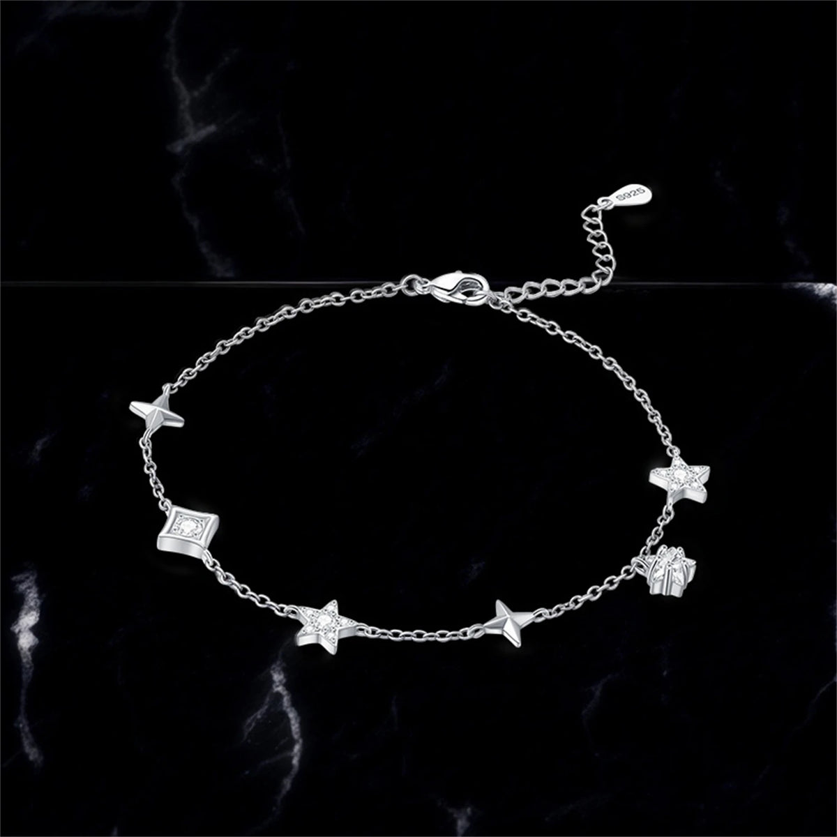 Gold-Tone Pearl Shell Anklet