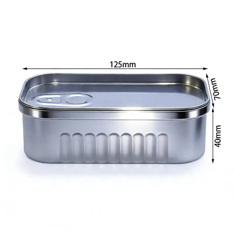 Sardine Can Storage Tin