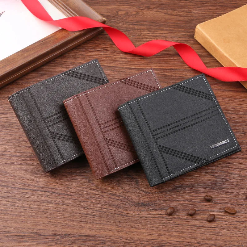 Men's Frosted Leather Wallet