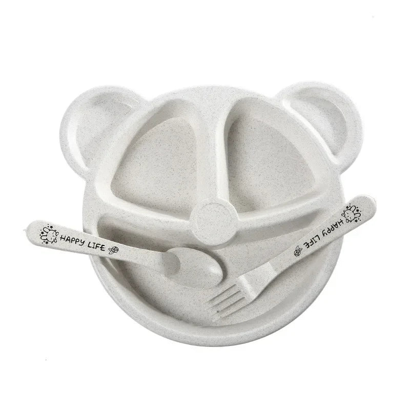 🍽️ Baby Bear Feeding Tableware Set