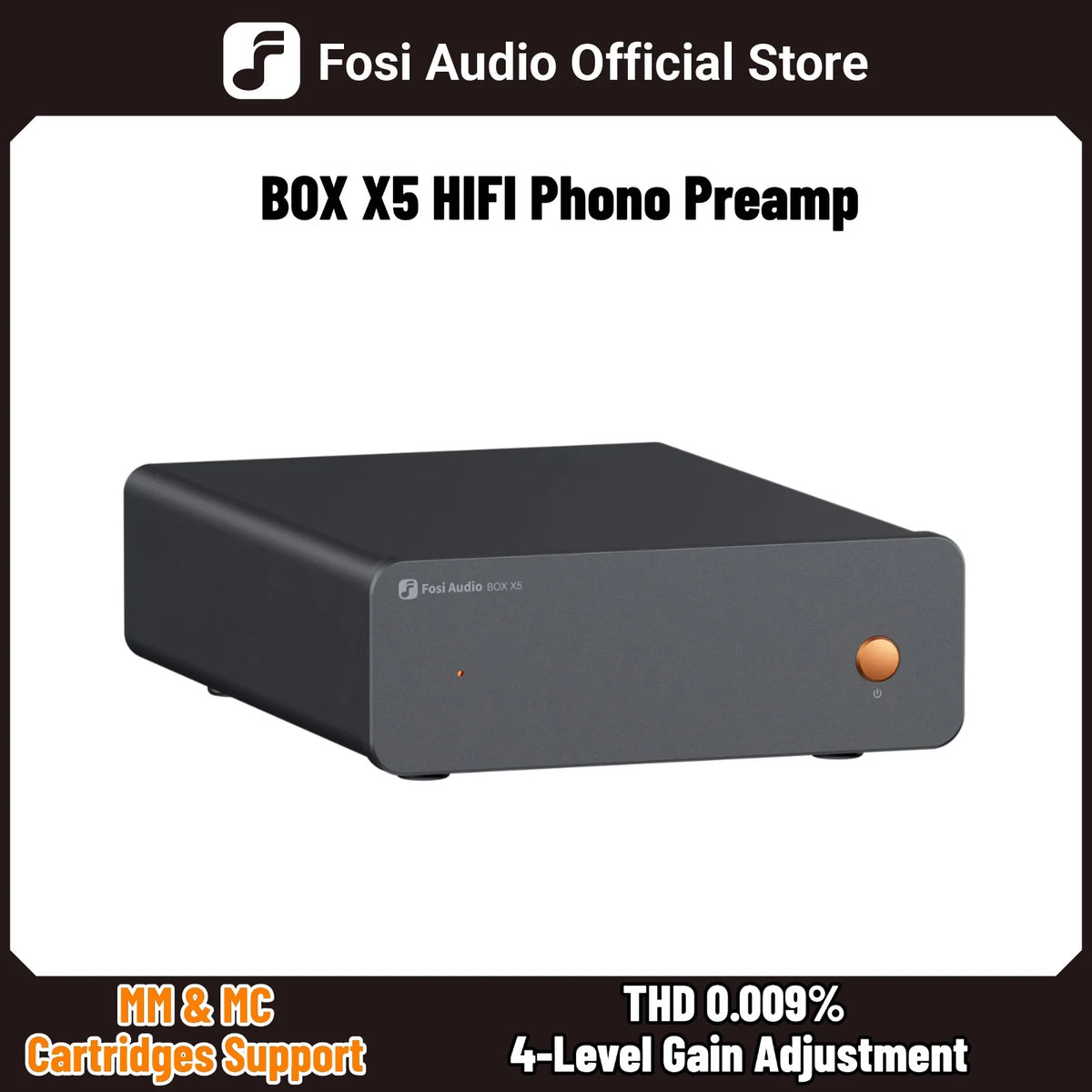 🎵 Fosi Audio BOX X5 HiFi Phono Preamp