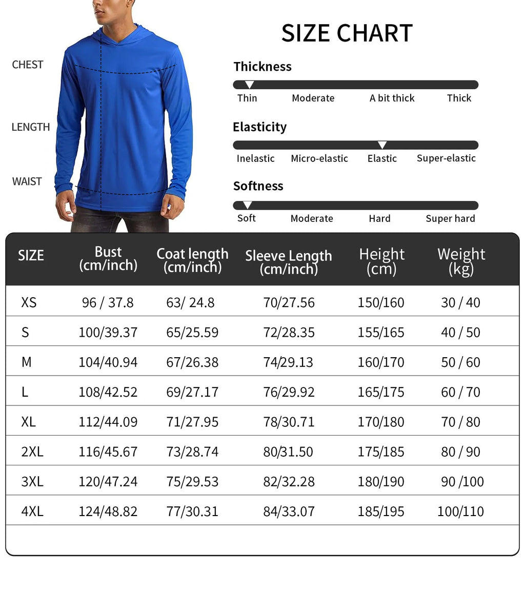 Men's UV Protection Fishing Hoodie