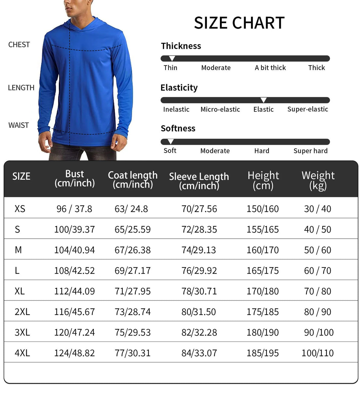 Men's UV Protection Fishing Hoodie