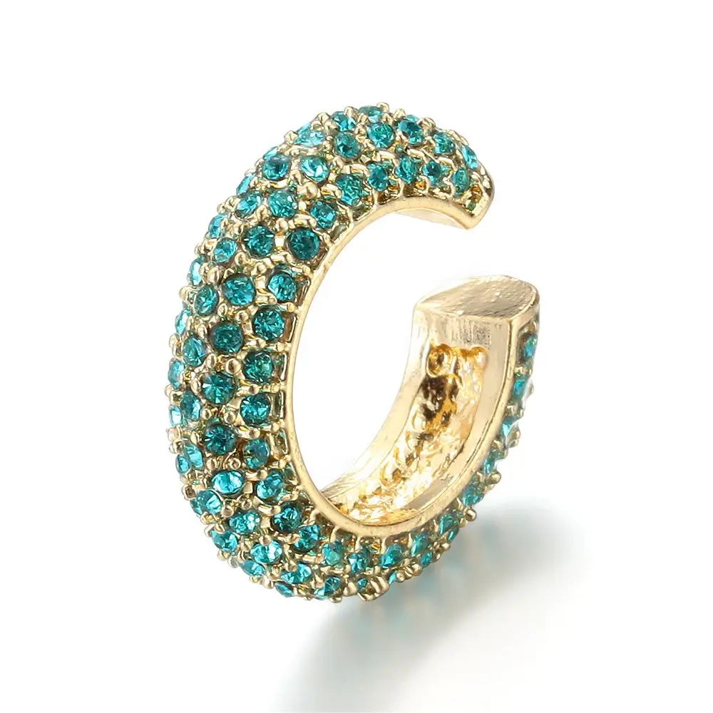 Rhinestone C-Shape Ear Cuff (1 Pc)