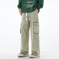 Men's Baggy Wide-Leg Cargo Jeans