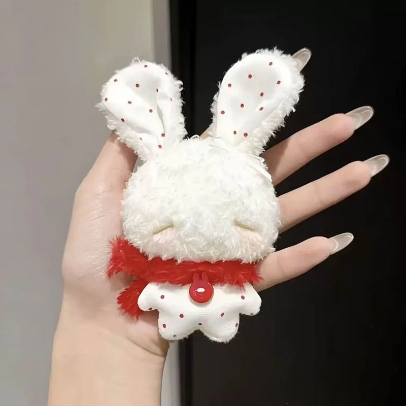 Angel Bunny Plush Keychain