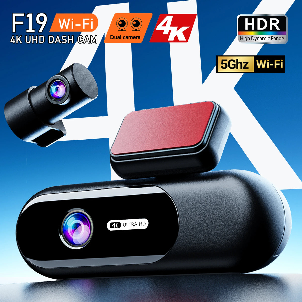 📹 4K Dual Dash Cam