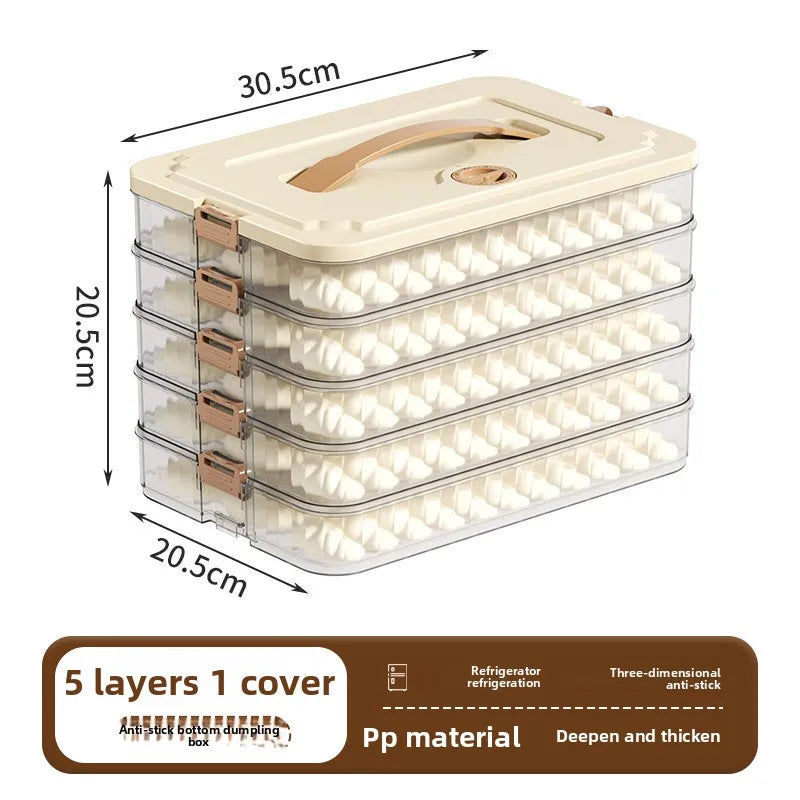 Multi-Layer Dumpling Freezer Box