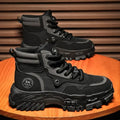 Men's Leather Platform Boots