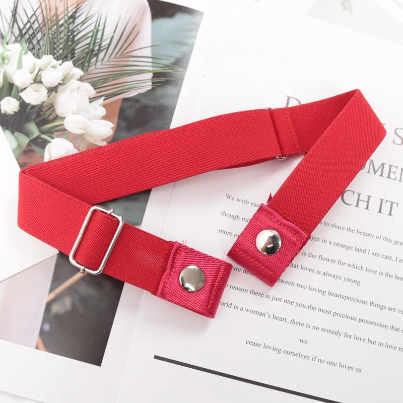 Buckle-Free Stretch Elastic Belt