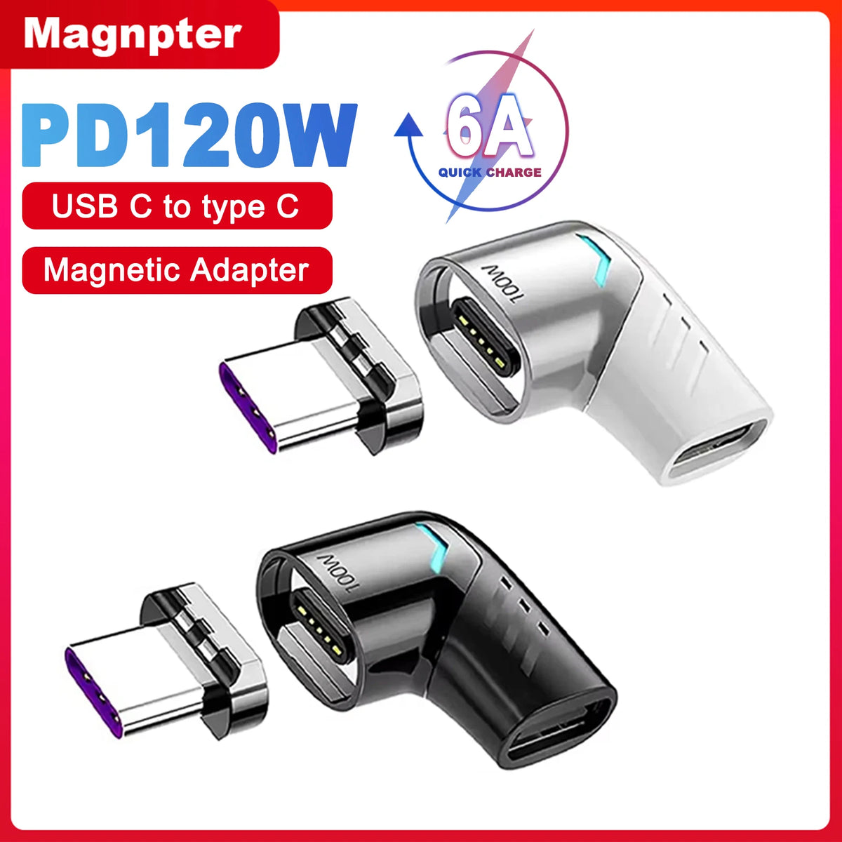 🧲 120W USB-C Magnetic Adapter