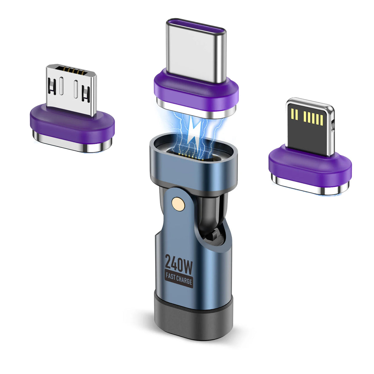🔌 USLION 240W USB-C Magnetic Adapter