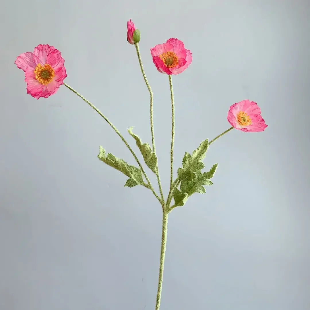 Artificial Poppy Flowers