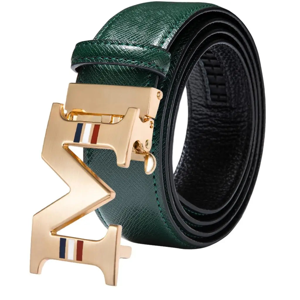 Men's Colorful Leather Jeans Belt