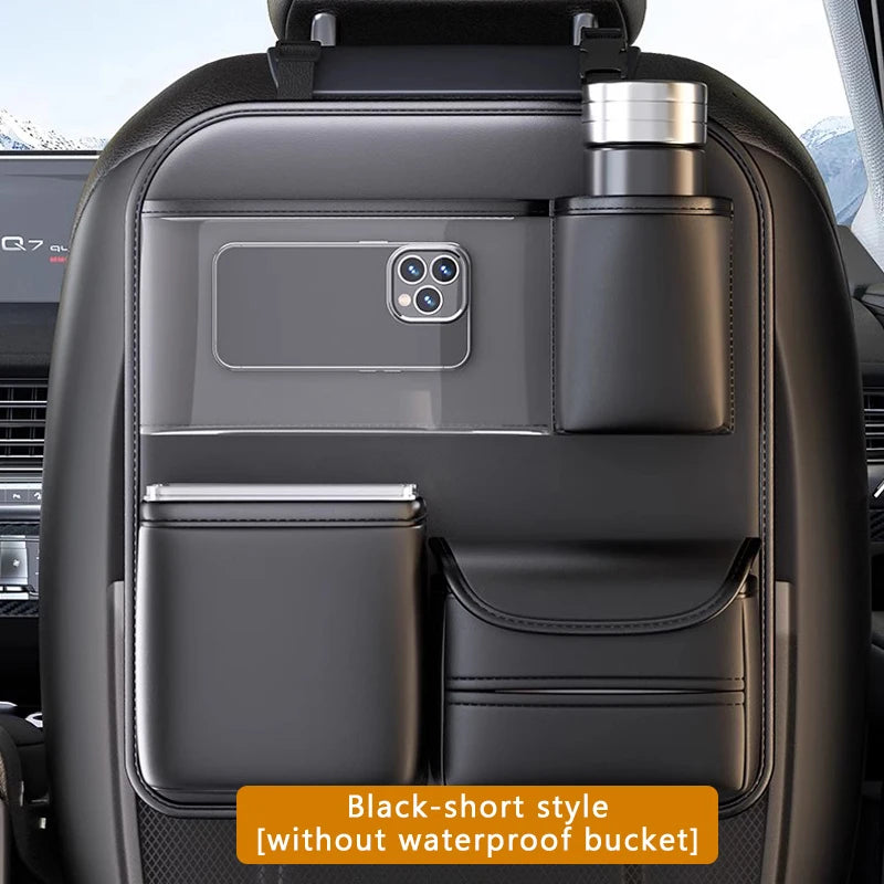 🚗 Car Seat Back Organizer with Foldable Tray
