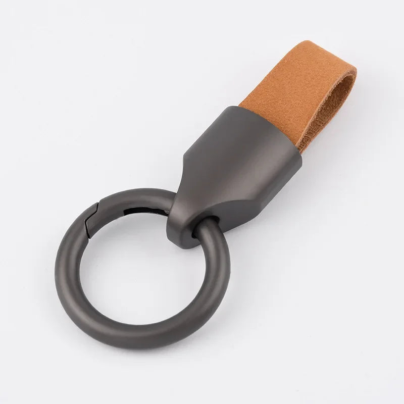 Leather Car Key Holder Keychain
