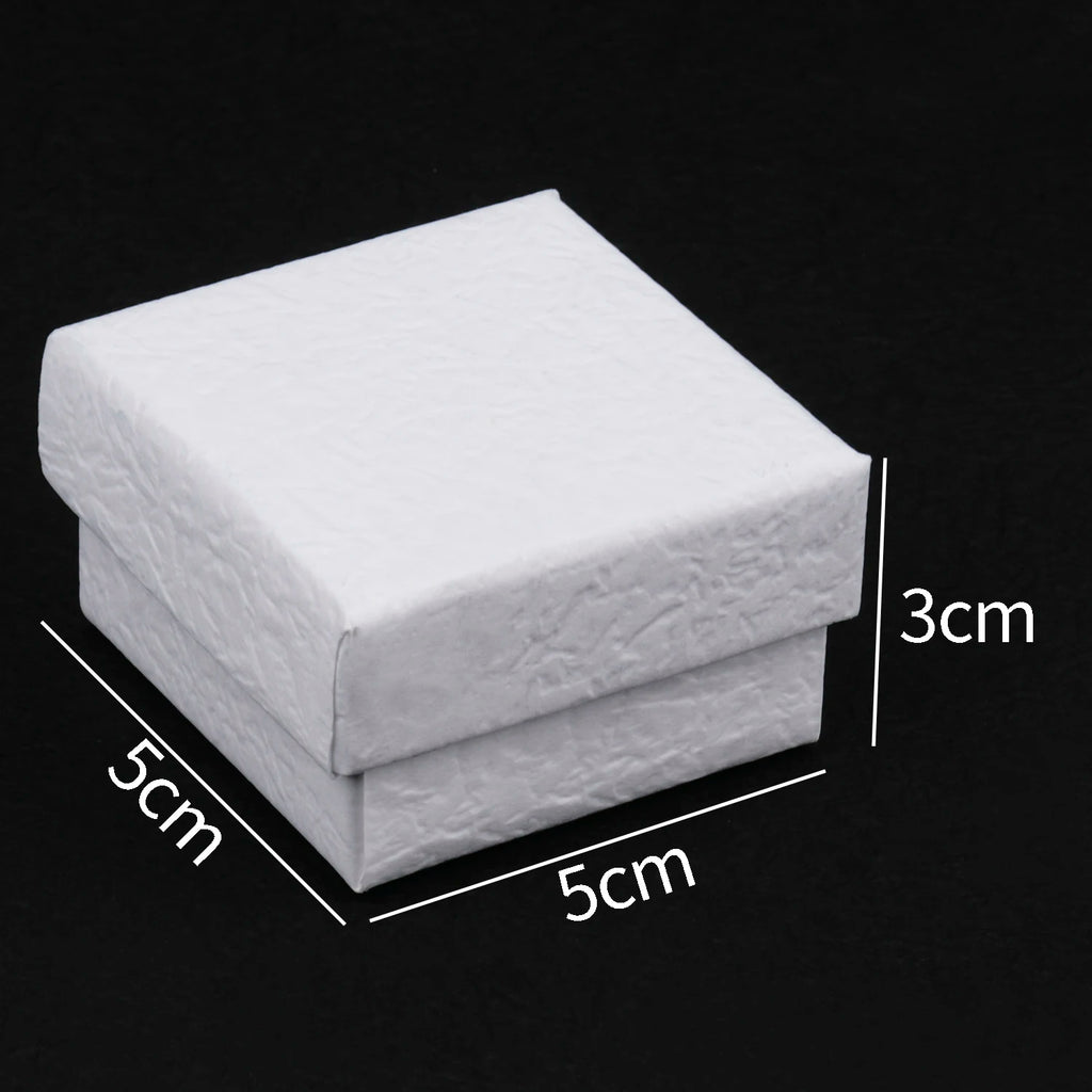Frosted White Jewelry Gift Box