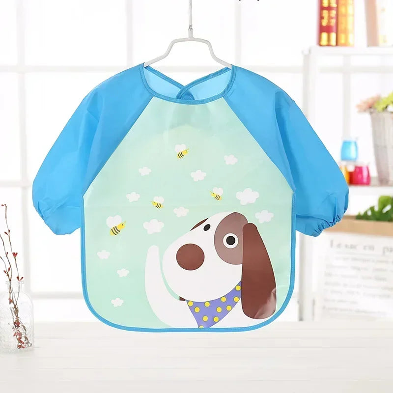 Waterproof Long-Sleeve Baby Bib
