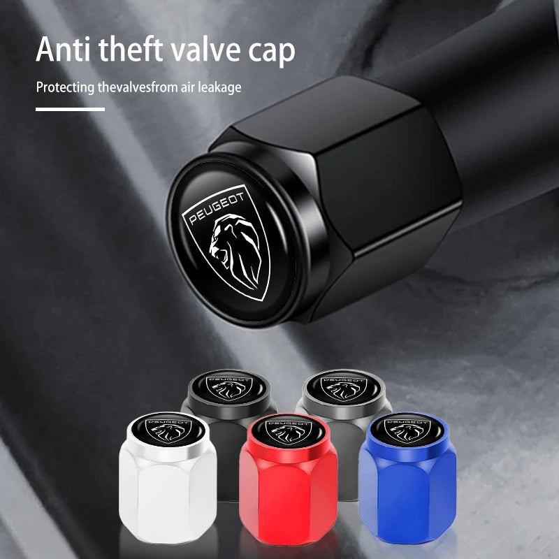 🚗 Aluminum Tire Valve Caps