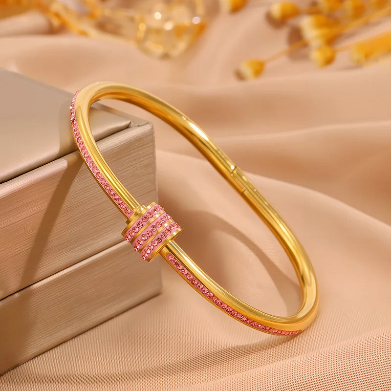 ✨ ZAKOL Sparkling Zirconia Bracelet Set