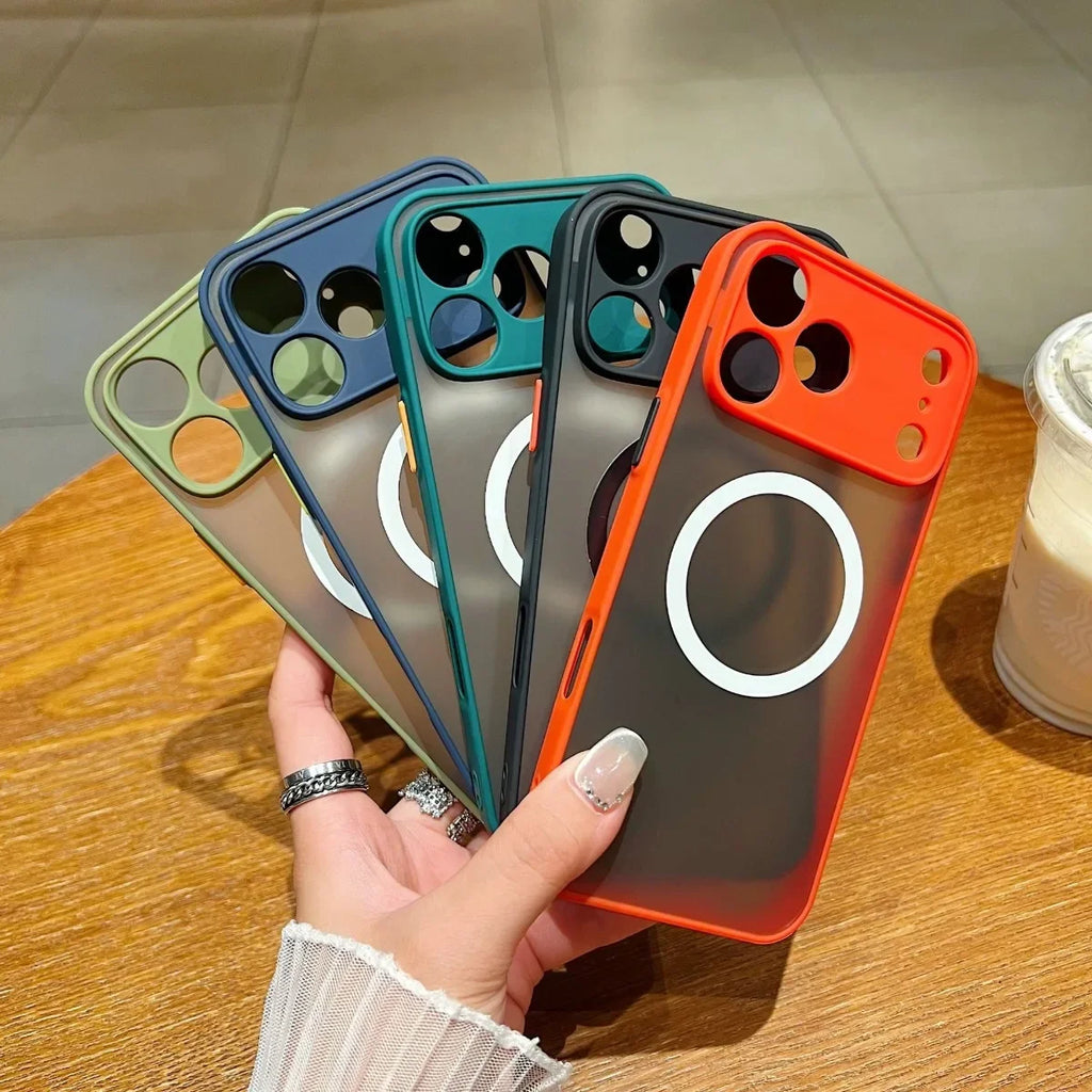 🛡️ Luxury Armor Matte MagSafe Case