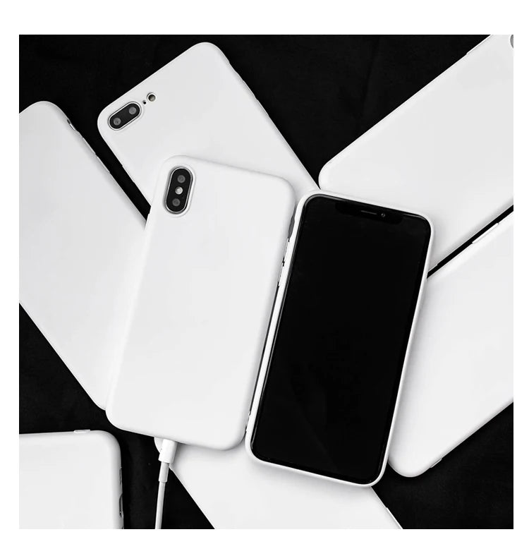 Porcelain White Matte iPhone Case