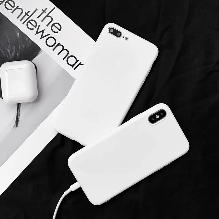Porcelain White Matte iPhone Case