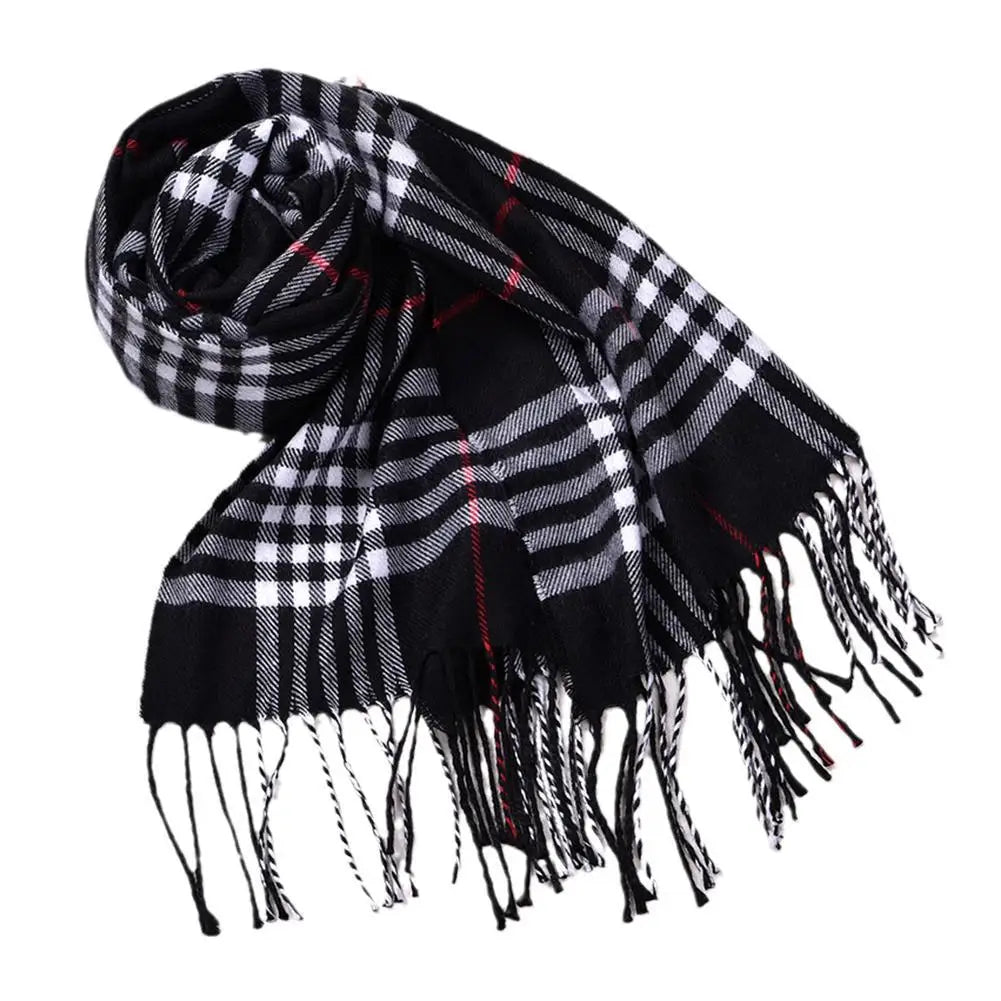 Faux Cashmere Knit Scarf