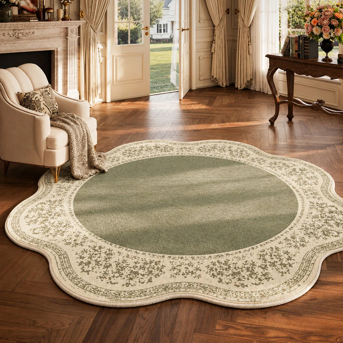 Fluffy Round Rug