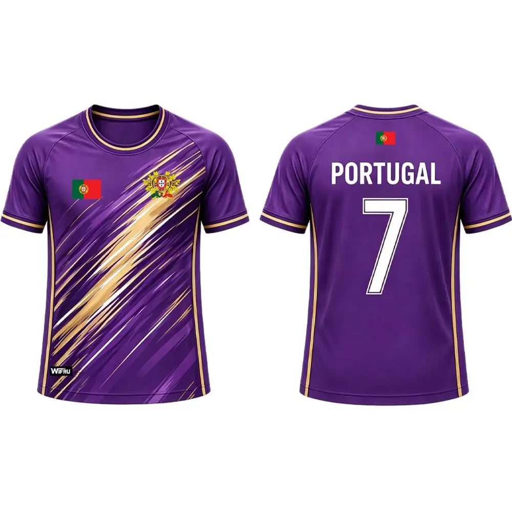 Portugal Flag Sports T-Shirt