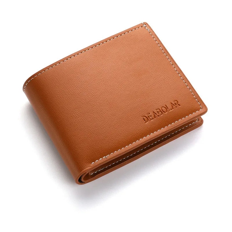 Men's Slim PU Leather Wallet