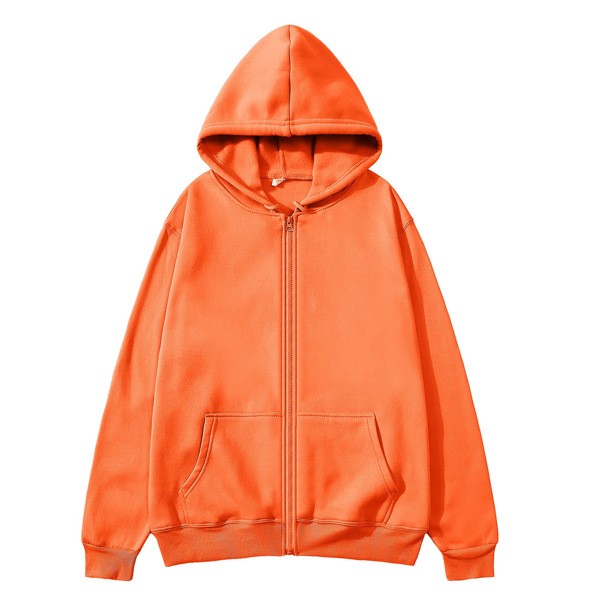 Men's Loose Zip-Up Hoodie