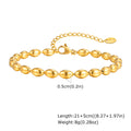Gold Plated Bead Ball Anklet