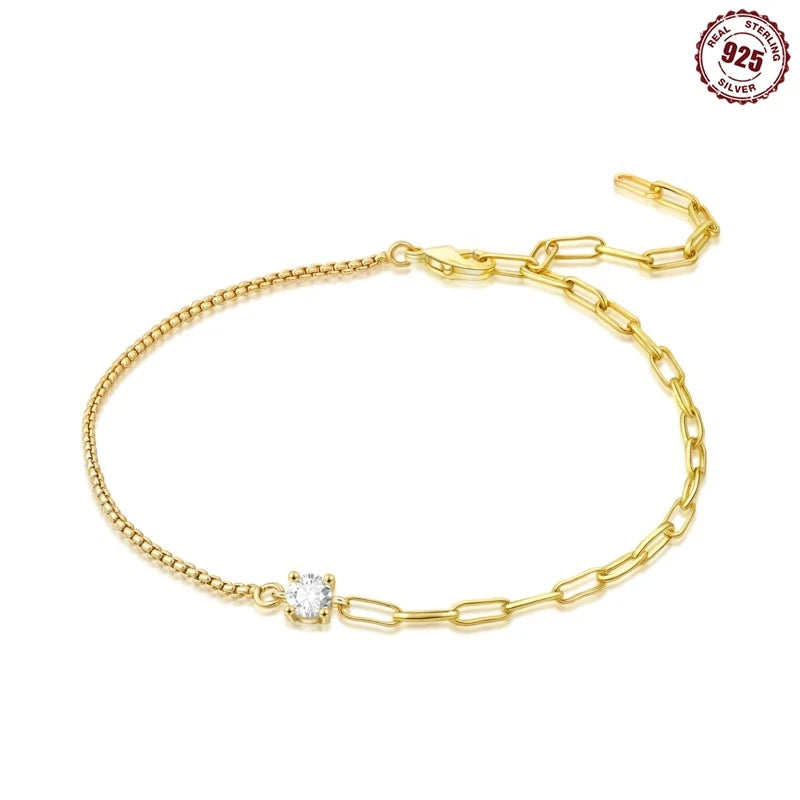 Gold-Tone Pearl Shell Anklet